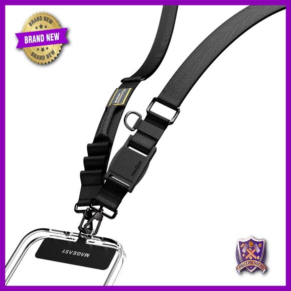Universal Magnetic Phone Lanyard Crossbody Strap Quick-Lock Hands-Free Utility